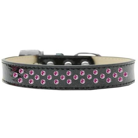 UNCONDITIONAL LOVE Sprinkles Ice Cream Bright Pink Crystals Dog CollarBlack Size 14 UN847309